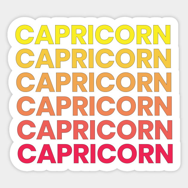 Capricorn Sticker by gnomeapple